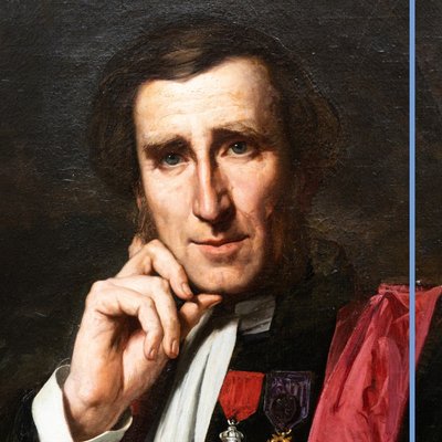 Hippolyte Berteaux (1848-1926), Portrait of a magistrate, oil on canvas, 1877