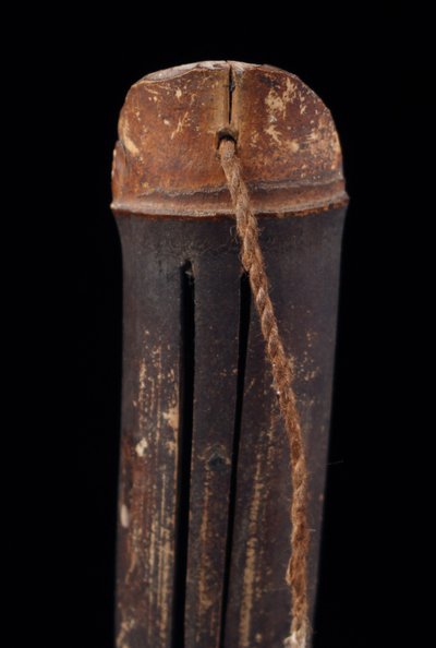 Guimbarde traditionnelle, instrument traditionnel, art océanien, art tribal, Océanie, 25 cm
