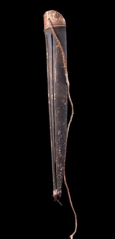Guimbarde traditionnelle, instrument traditionnel, art océanien, art tribal, Océanie, 25 cm
