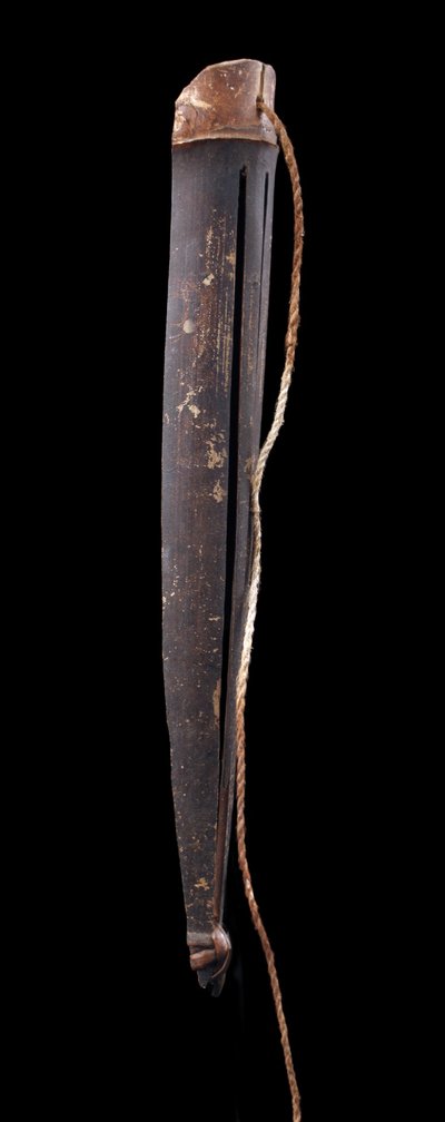 Guimbarde traditionnelle, instrument traditionnel, art océanien, art tribal, Océanie, 25 cm