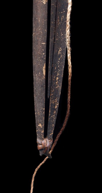 Guimbarde traditionnelle, instrument traditionnel, art océanien, art tribal, Océanie, 25 cm