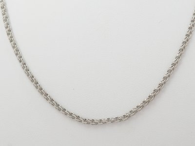 collana vintage in oro bianco