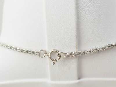 collana vintage in oro bianco