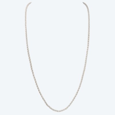 collana vintage in oro bianco