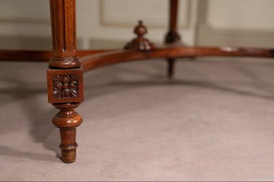 Louis XVI Style Oval Living Room Table