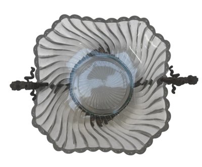 Baccarat - Crystal and bronze centerpiece from the Japanese period