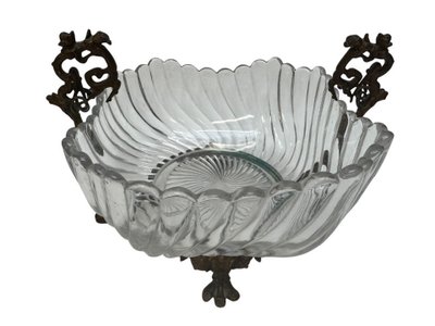 Baccarat - Crystal and bronze centerpiece from the Japanese period