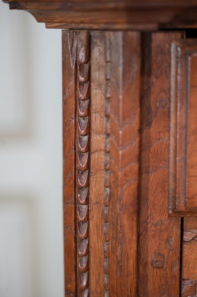Buffet Bas Normand En Chêne Sculpté