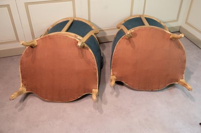 Pair of Louis XV Style Bergères