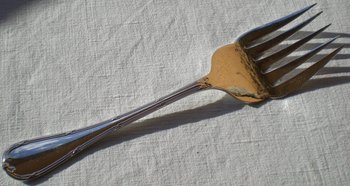 Christofle "Ribbons" fish serving set