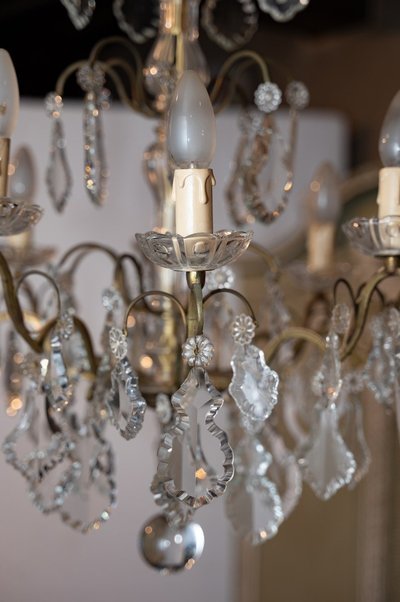Lampadario con nappe