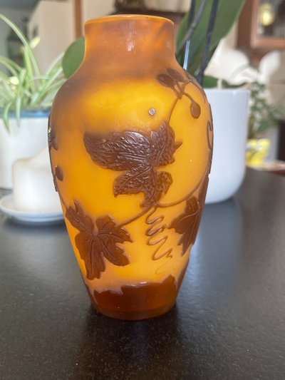 Vaso molto bello di Gallé