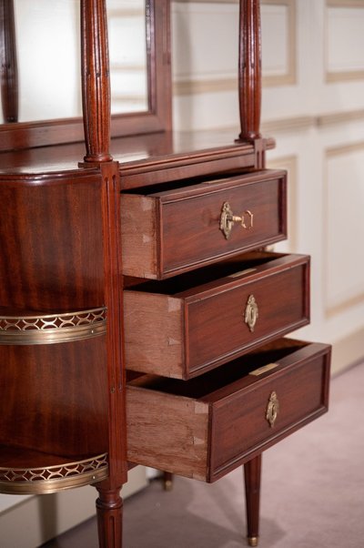 Meuble Desserte De Style Louis XVI En Acajou