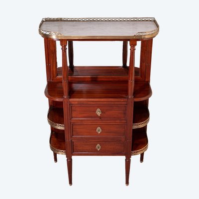 Meuble Desserte De Style Louis XVI En Acajou
