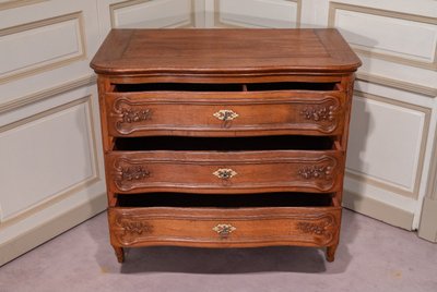 Commode d'Entre Deux En Chêne XIXème Siècle