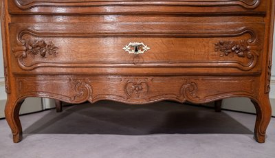 Commode d'Entre Deux En Chêne XIXème Siècle