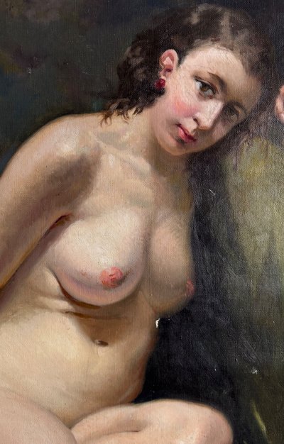 Naiade , grande olio su tela 1933