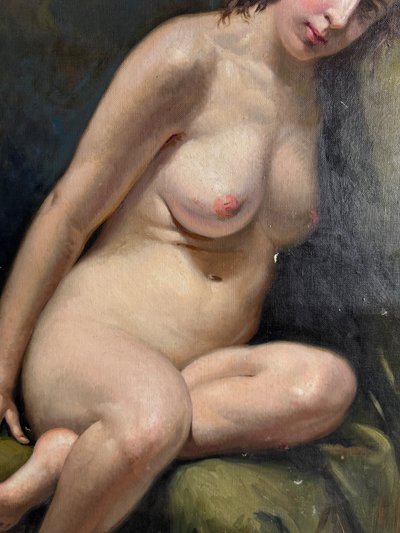 Naiade , grande olio su tela 1933