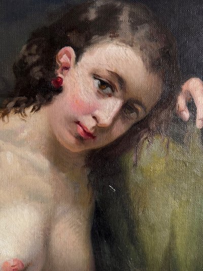 Naiade , grande olio su tela 1933