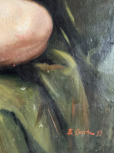 Naiade , grande olio su tela 1933