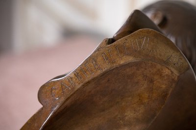 Busto di bronzo Adolphe Thiers