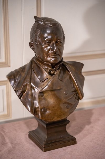 Busto di bronzo Adolphe Thiers