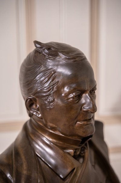 Busto di bronzo Adolphe Thiers