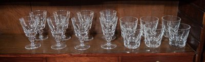 Suite De Verres En Cristal St Louis