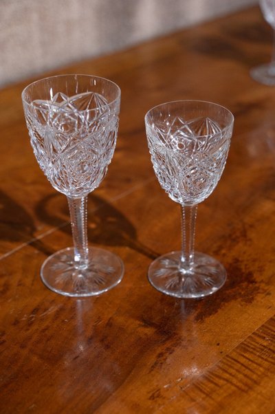 Suite De Verres En Cristal Baccarat