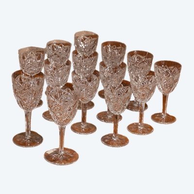 Suite De Verres En Cristal Baccarat