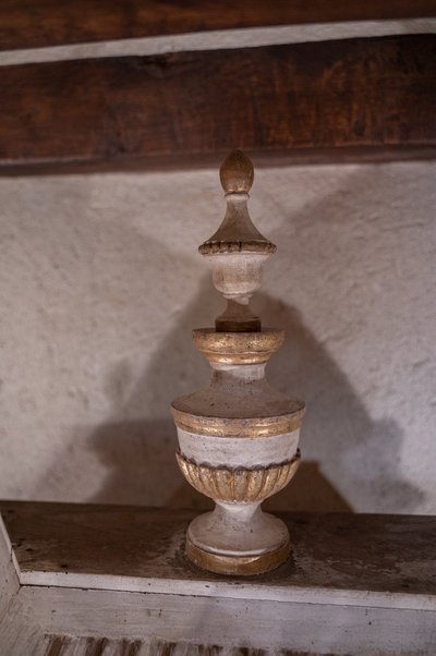 Baroque Oratory Polychrome Wood