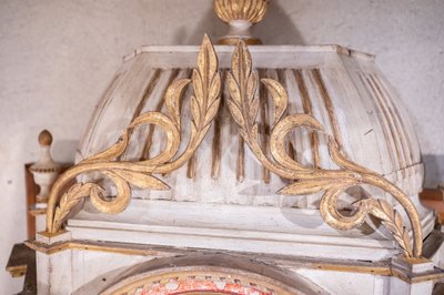 Baroque Oratory Polychrome Wood