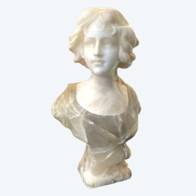 Busto in alabastro, XIX secolo