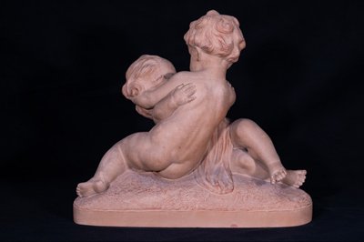 Angelotti in terracotta firmati Gori