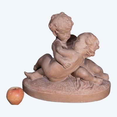 Angelotti in terracotta firmati Gori