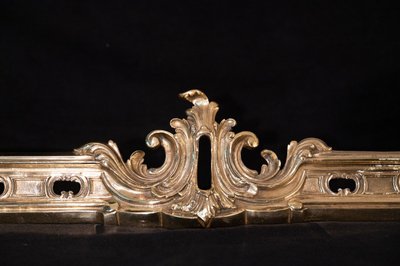 Louis XV Style Fireplace Andirons And Bars