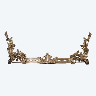 Louis XV Style Fireplace Andirons And Bars