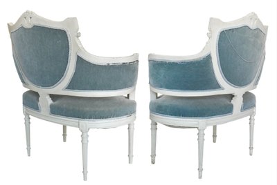 Pair of Louis XVI style canopies