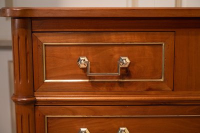 Commode De Style Louis XVI En Merisier