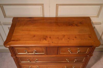 Commode De Style Louis XVI En Merisier