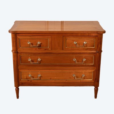 Commode De Style Louis XVI En Merisier