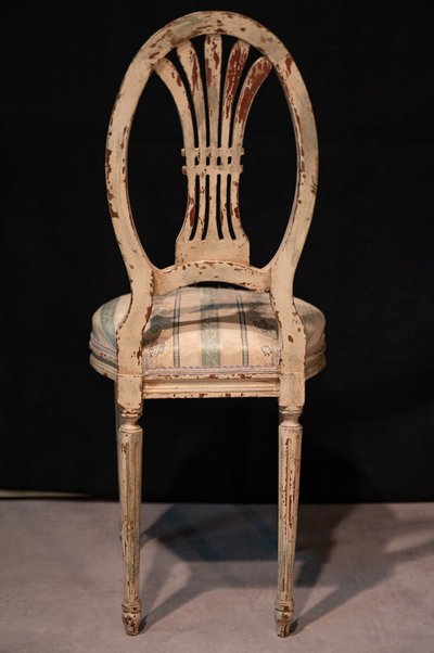 Coppia di sedie Rechampi in legno di Napoleone III