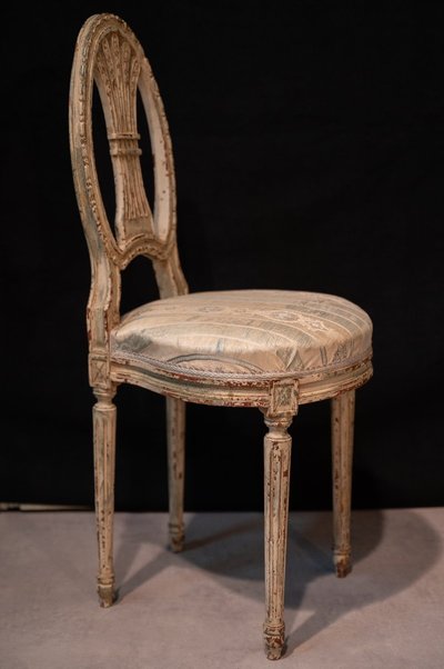 Coppia di sedie Rechampi in legno di Napoleone III
