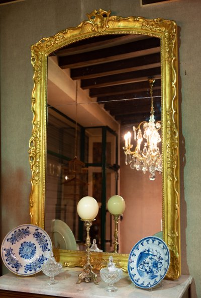 Regency Style Gilded Wood Mirror