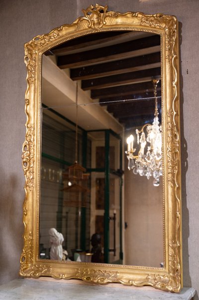 Regency Style Gilded Wood Mirror