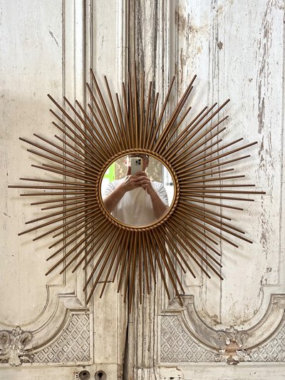 VALLAURIS chaty mirror circa 1960