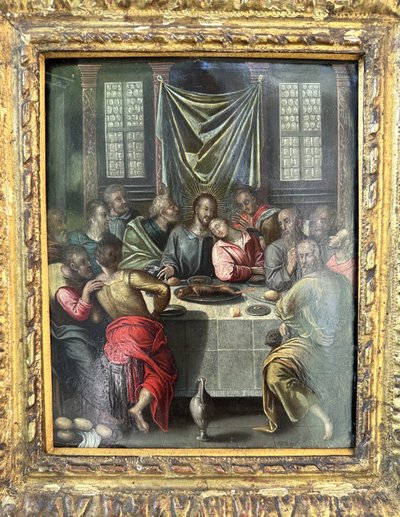 L'Ultima Cena - Scuola di PIETER CANDID - tra le Fiandre e l'Italia - XVII secolo