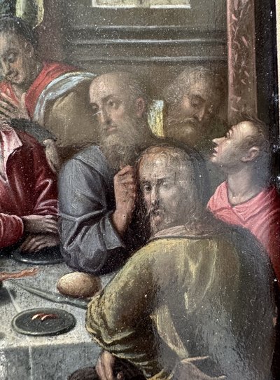 L'Ultima Cena - Scuola di PIETER CANDID - tra le Fiandre e l'Italia - XVII secolo
