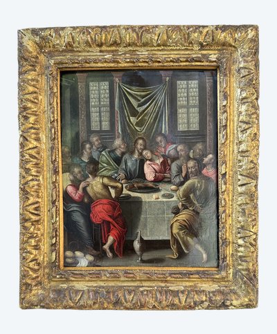 L'Ultima Cena - Scuola di PIETER CANDID - tra le Fiandre e l'Italia - XVII secolo