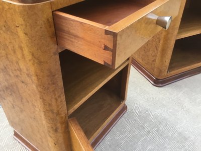 Coppia di comodini Art-Deco